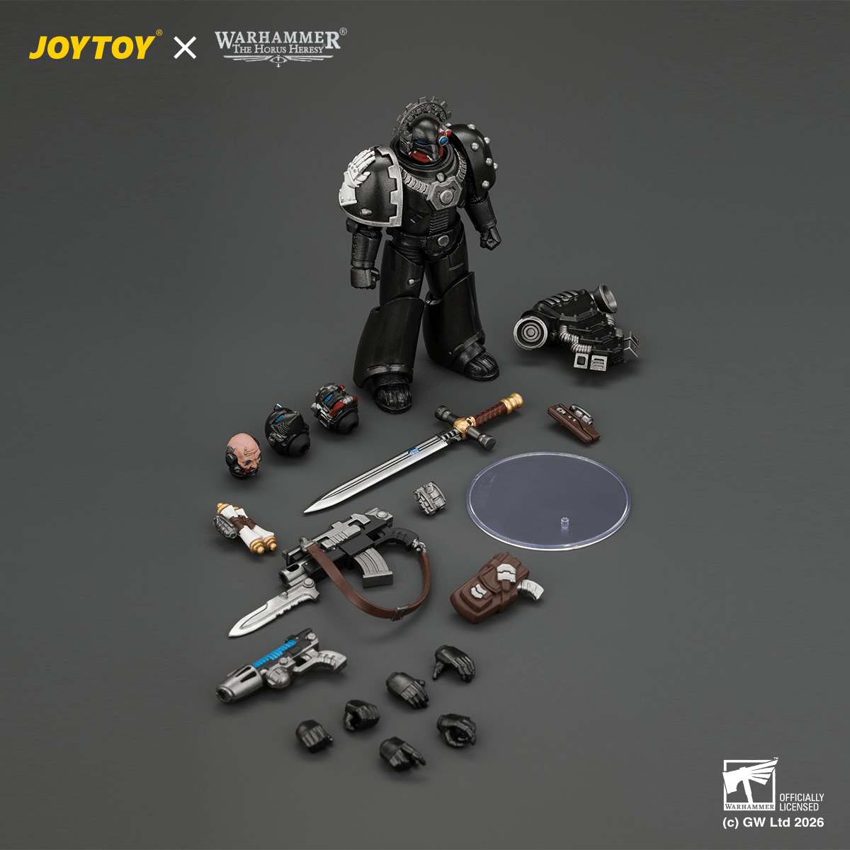 Iron Hands MkVI Tactical Sergeant with Bolter, Plasma Pistol & Power Sword