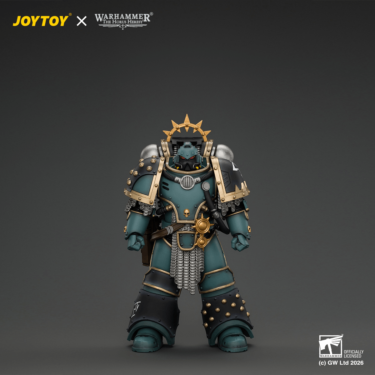 Sons of Horus Herald Consul with Icon of Allegiance, Bolt Pistol and Power Weapon