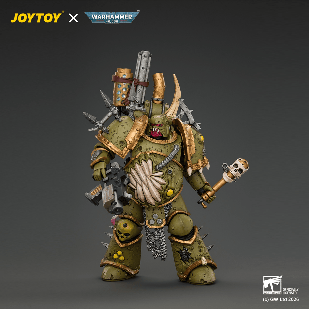 Death Guard Plague Marine 1 with Boltgun and Icon of Despair