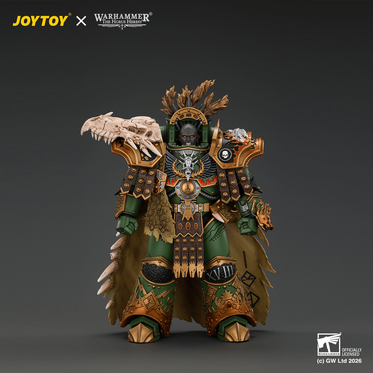 JOYTOY Warhammer The Horus Heresy – Salamanders Vulkan, Primarch of the XVIIIth Legion 1/18