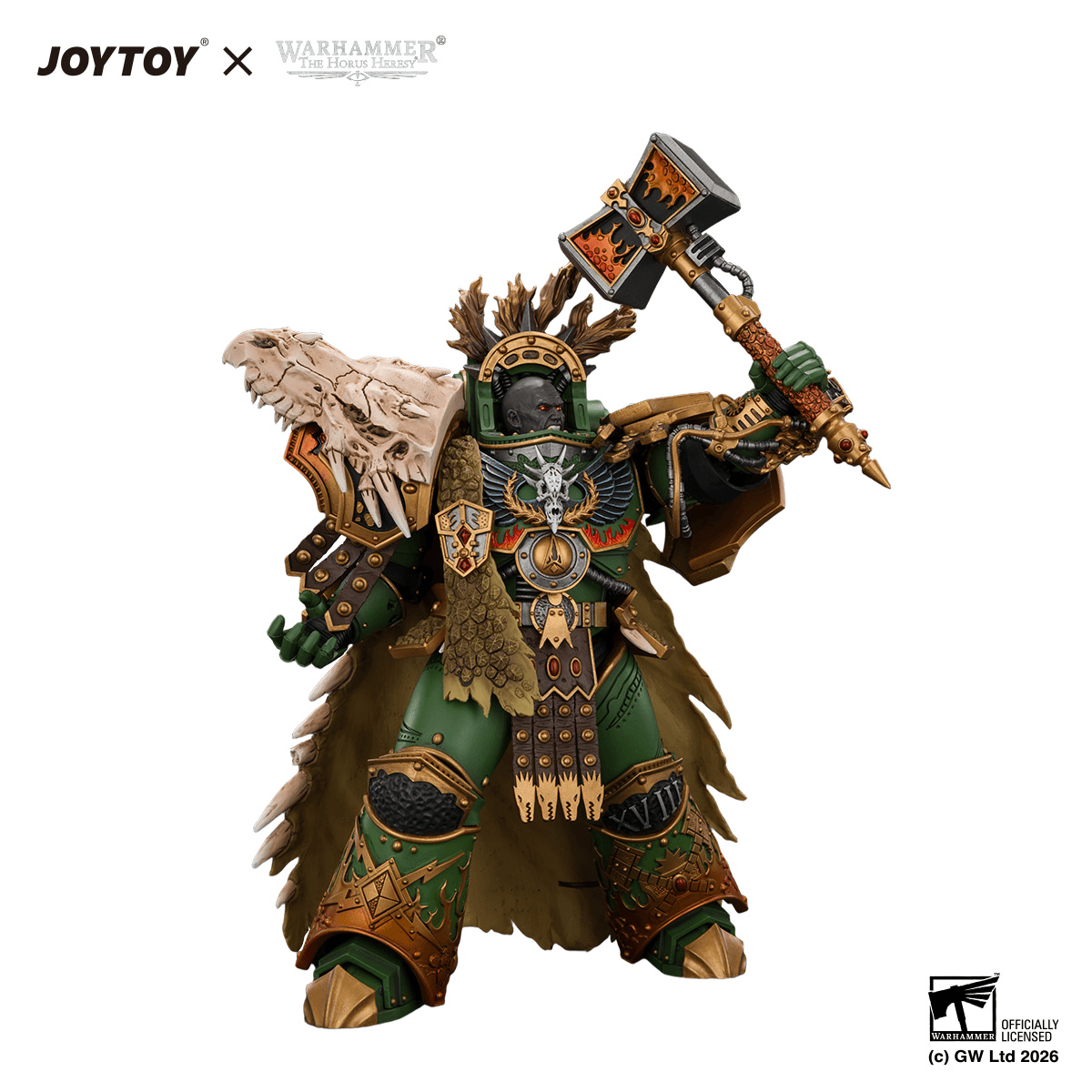 JOYTOY Warhammer The Horus Heresy – Salamanders Vulkan, Primarch of the XVIIIth Legion 1/18