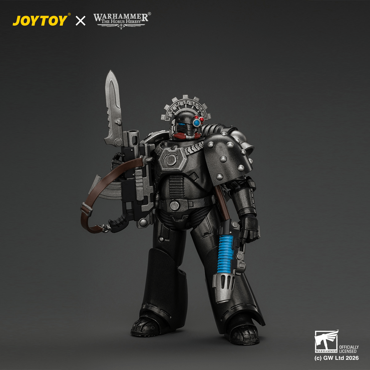 Iron Hands MkVI Tactical Sergeant with Bolter, Plasma Pistol & Power Sword