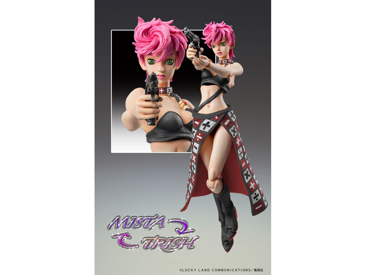 Super Action Statue Trish Una Ver.BLACK (JoJo's Bizarre Adventure Part 5)