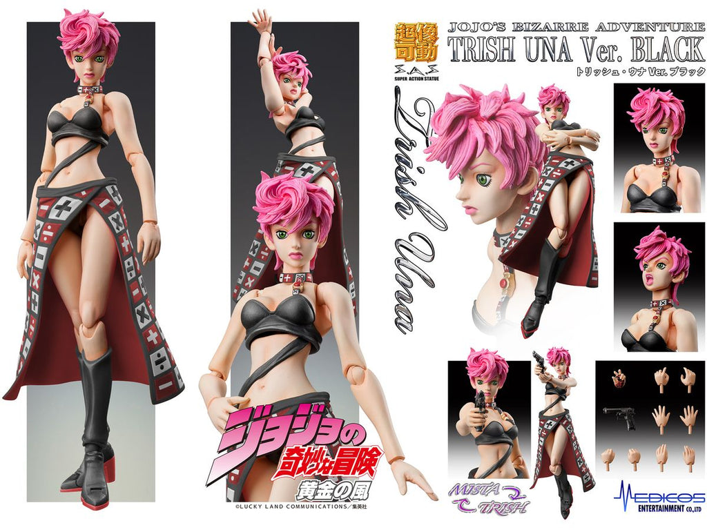 Super Action Statue Trish Una Ver.BLACK (JoJo's Bizarre Adventure Part 5)